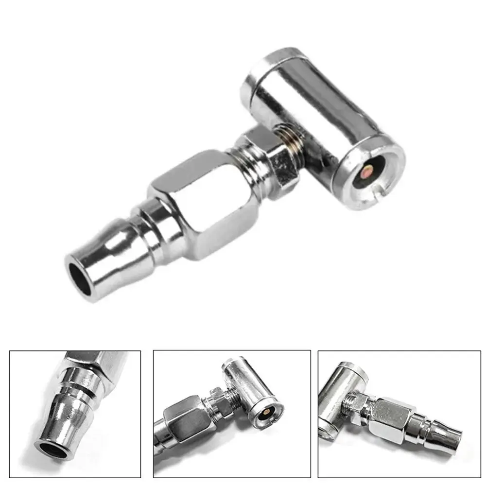 Dual Head Tire Air Pump Nozzle Multifunctional Tyre Air Connection Locking Tire Air Inflator Hose Multiple Models