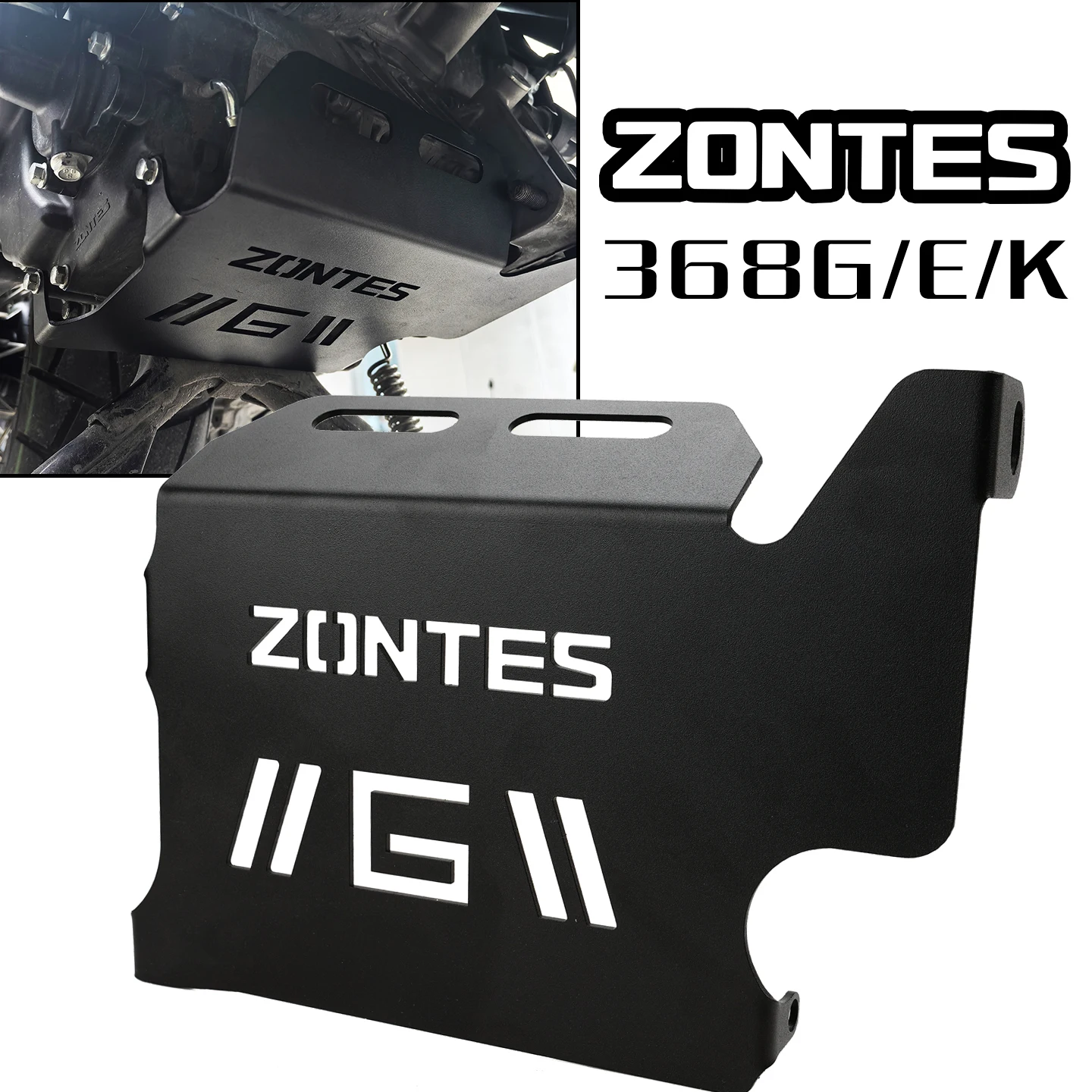 

Для Zontes 368G 368E 368K 368 G E K аксессуары для модификации мотоцикла защита шасси двигателя нижняя защитная крышка утолщенная