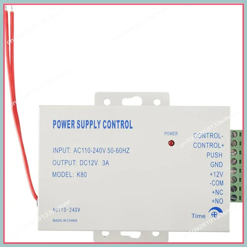 N94R K80 Door Access System Electric Power Supply Control DC 12V 3A Miniature Power/Electric Lock Power/Access Control System