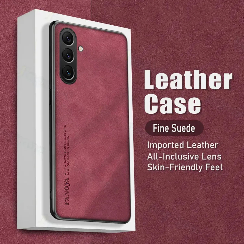 Skinlee Case For Samsung Galaxy A27 A26 A17 Luxury Plush Silicone Shockproof Shell For Samsung Galaxy A27 A26 A17 Fur Phone Case