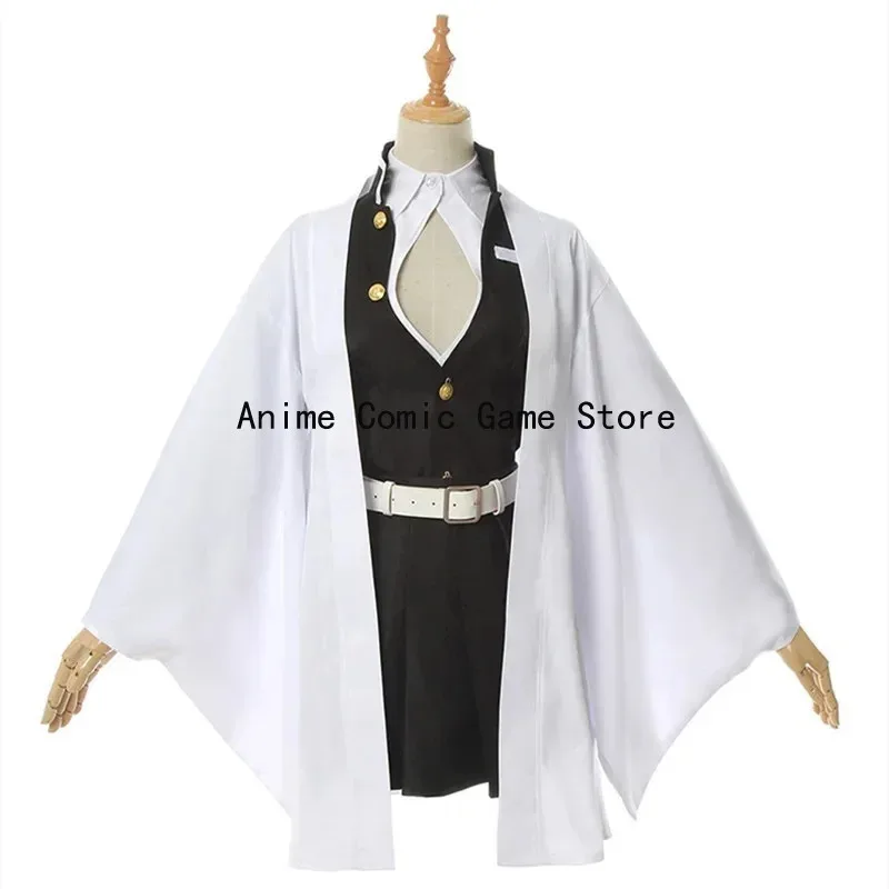 Bear's Den In Stock Kanroji Mitsuri Cosplay Costume Wig for Adult Kids Anime Kimono Kisatsutai Sexy Outfits Halloween New 2025