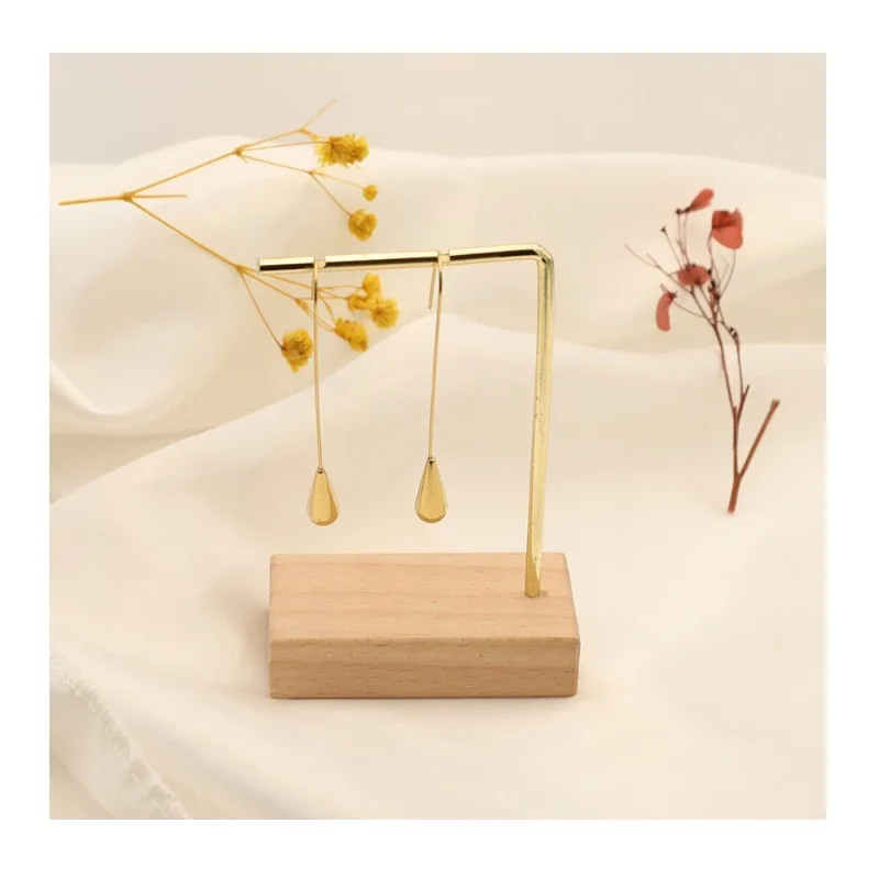 

Fashion Long Straight Line Water Drop Gold Earrings, Premium Retro Earrings, Premium Sense Does Not Fade