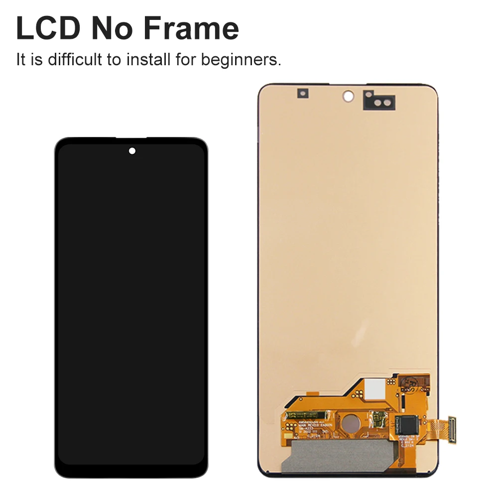 A51 A515F A515F/DS  A515F/DSN Super AMOLED Screen Parts for Samsung Galaxy A51  LCD Dispaly Touch Screen Digitizer Replacement