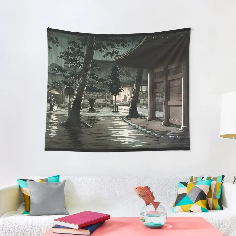 

Takanawa Sengakuji Temple by Tsuchiya Koitsu Tapestry Room Decorations Custom Tapestry