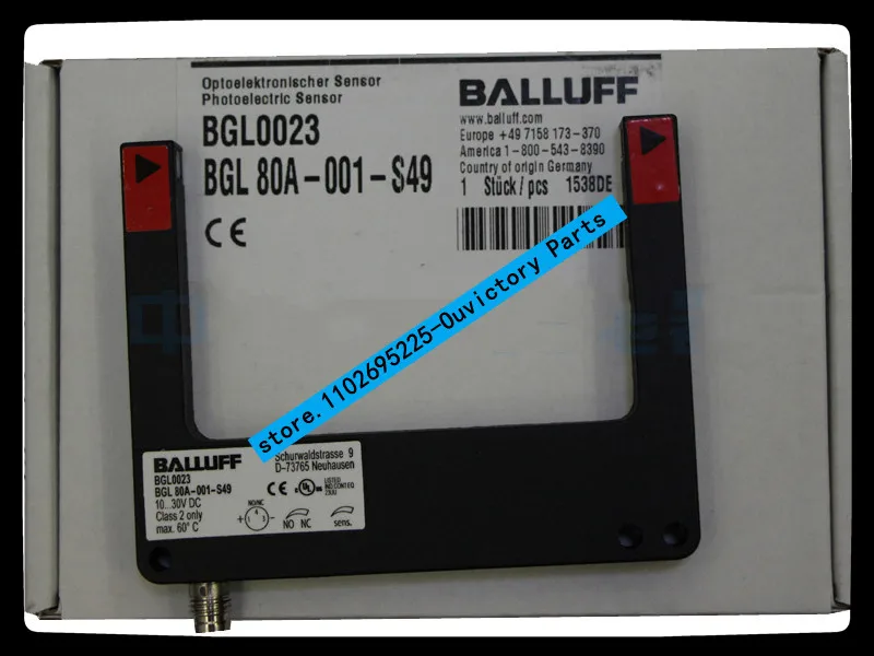 New original BGL80A-001-S49 XU type photoelectric sensor