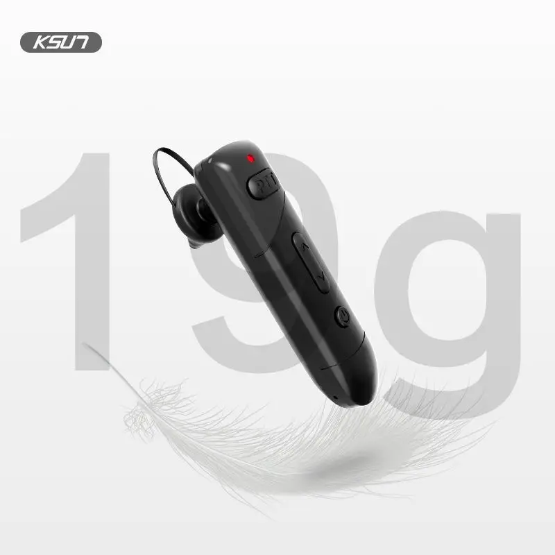 KSUN V35 Auriculares Wireless Earpiece Walkie Talkie Blue-tooth Earphone