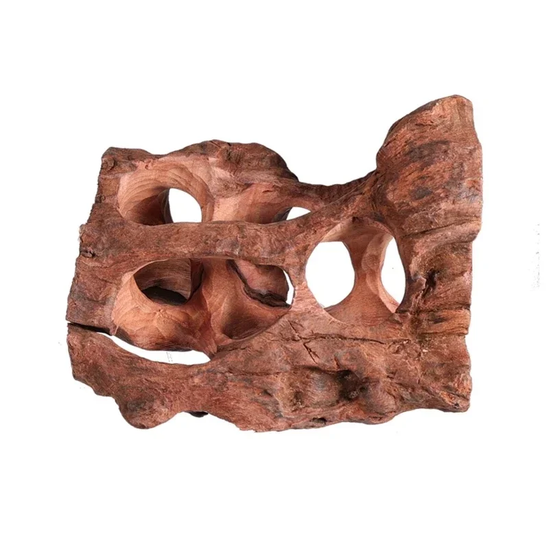 水族館流木装飾天然木製水槽魚エビの隠れ家の木の切り株魚と爬虫類用ランダムスタイル