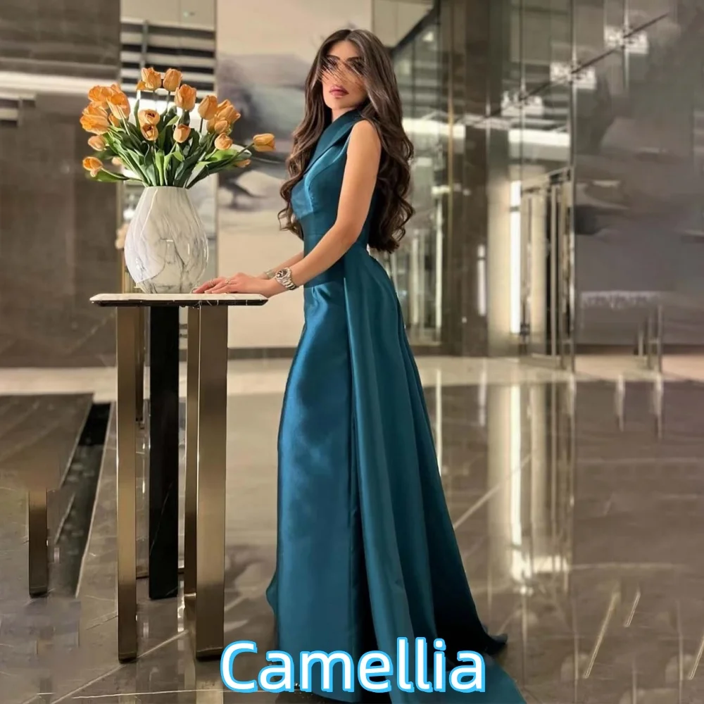 Maßgeschneidertes, exquisites Rüschen-Abendkleid, bezauberndes One-Shoulder-Abschlussballkleid, sexy Partykleid mit U-Boot-Ausschnitt, فسات Sierra •