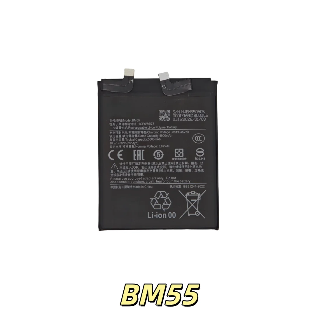 Latest Production Date 5000mAh BM55 Battery For Xiaomi Mi 11 pro 11pro 11 Ultra Phone Batteries Bateria +Tools