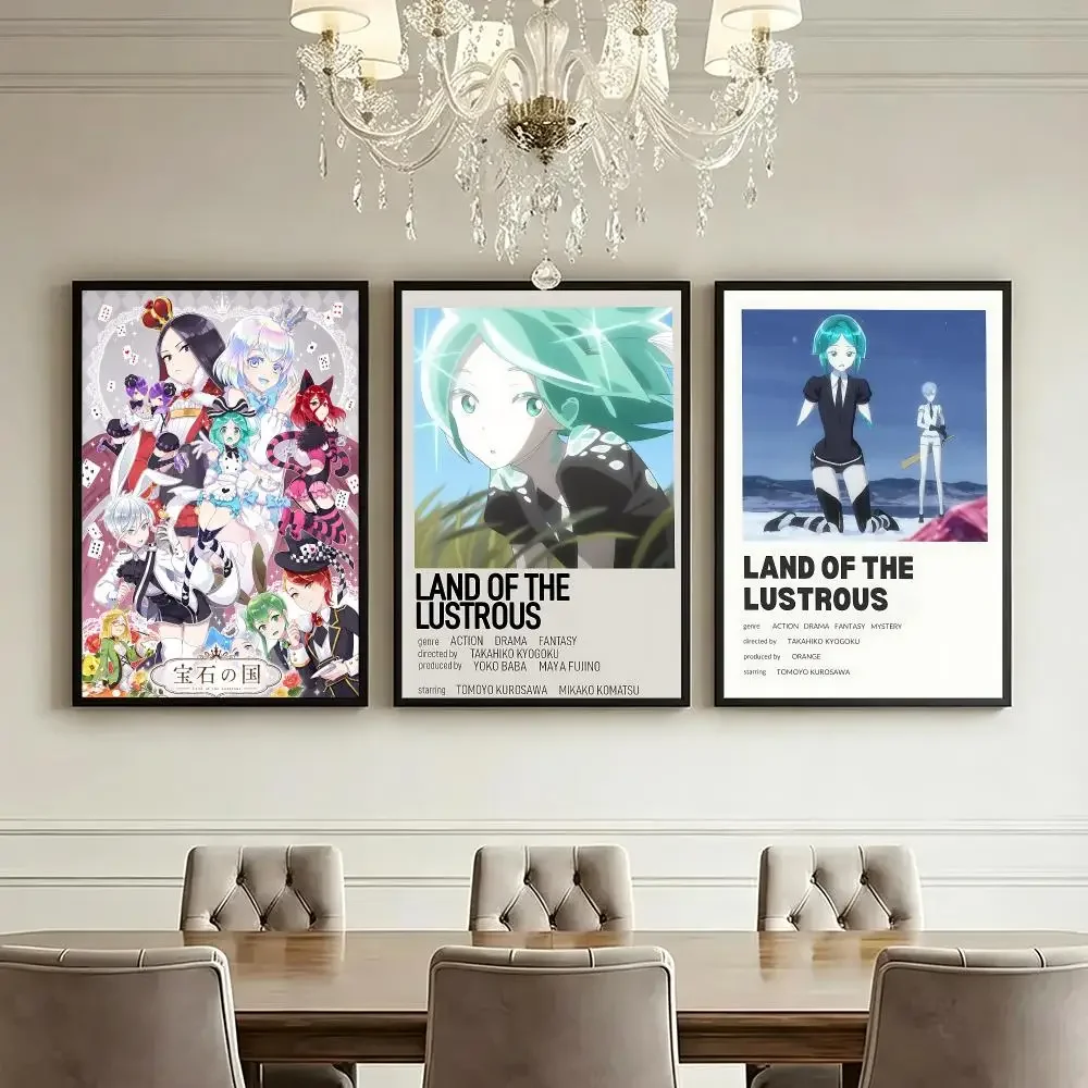 anime Land of the Lustrous  HD Poster High End Luxury Home Decoration Suitable for Living Room Bedroom Corridor and Gift Giving