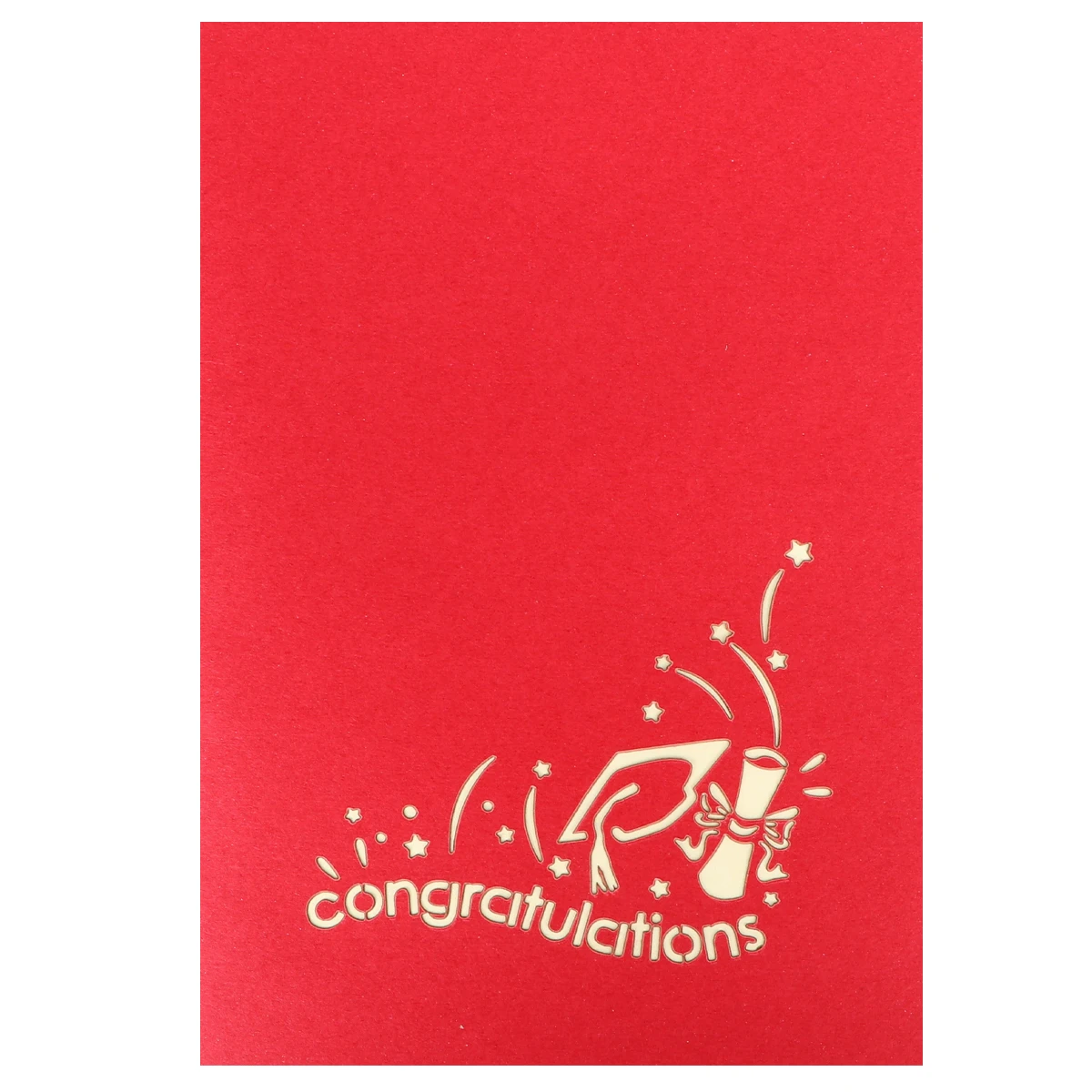 

Pop-up Card Exquisite Greeting Cards Three-dimensional Paper Graduation Invitations 3D