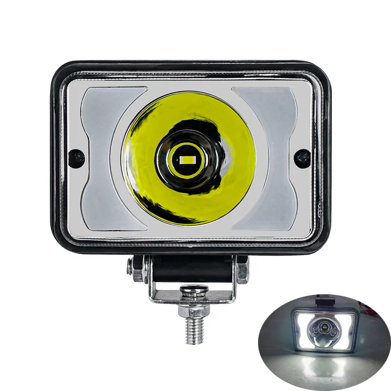 

Супер яркий 4-дюймовый рабочий свет 10-60 В, фонарь водителя мощностью 20 Вт, точечный луч света, с белой подсветкой DRL, для мотоцикла по бездорожью 4*4