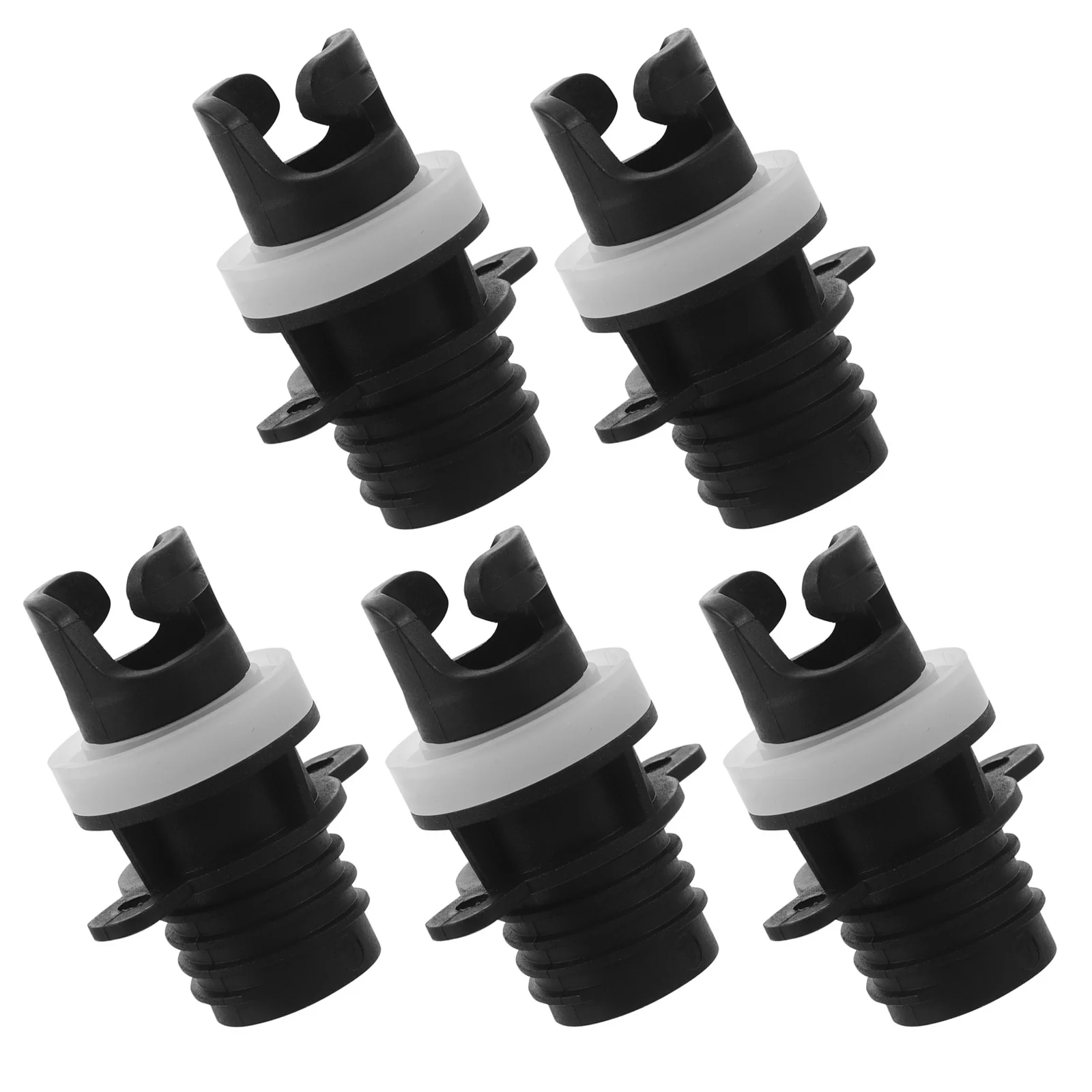 5 قطعة قارب قابل للنفخ صمام الهواء محول عالية التوافق مانعة للتسرب مضخة موصل لقوارب الكاياك مجداف مجلس سوب والعتاد في الهواء الطلق