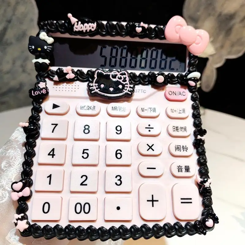 

Hello kitty Stationery Calculator Voice Calculator Cute Multifunction Calculator Office Shop For Students Kids Girls Accounting