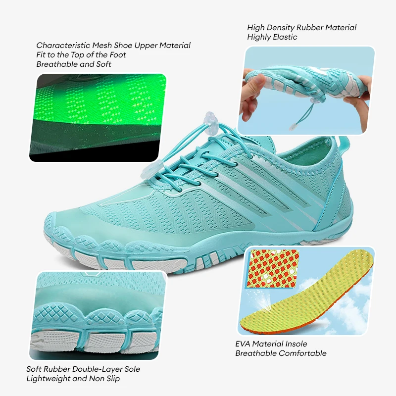 Quick Drying Creek Shoes Outdoor Wading Beach Diving Water Upstream Shoes Breathable Swimming Fitness Riding Hiking Sport Shoes