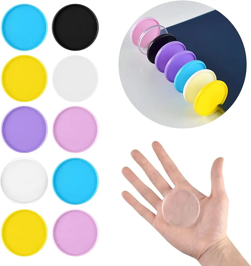 30pcs 2 Inch Discbound Discs Plastic Expander Discs Colored Binder Rings Book Binding Discbound Expansion Disc Planner Binders