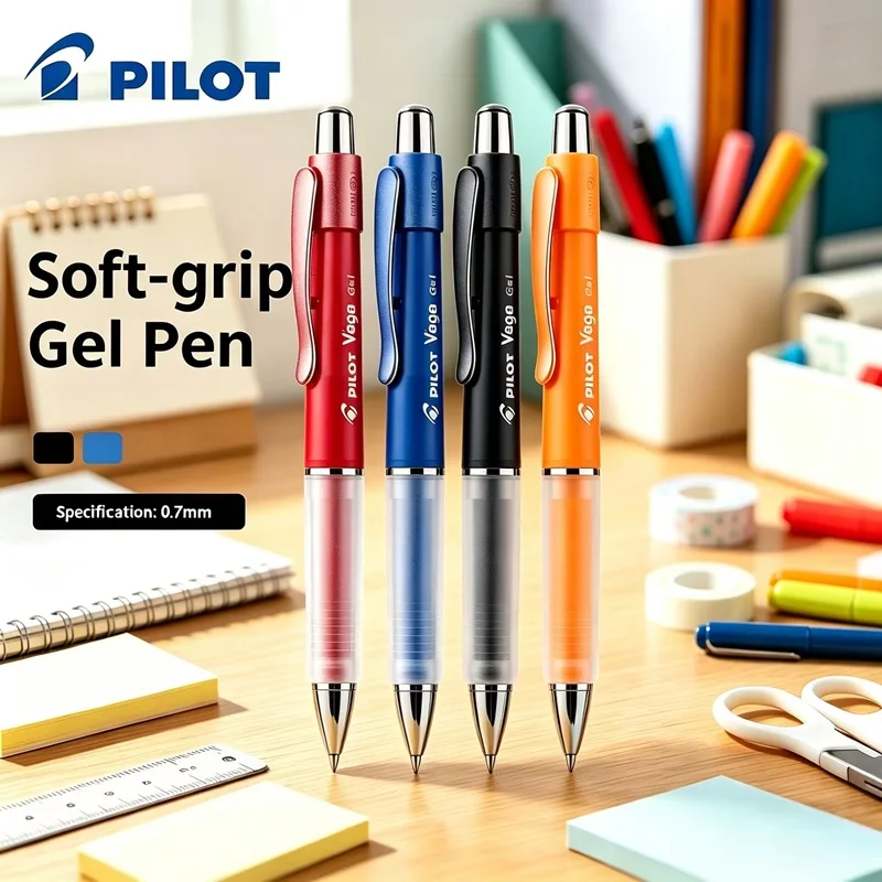 caneta-gel-retratil-pilot-bl-415v-vega-07mm-com-empunhadura-de-borracha-macia-antifadiga-tinta-de-carbono-caneta-para-assinatura-material-de-escritorio-e-escolar