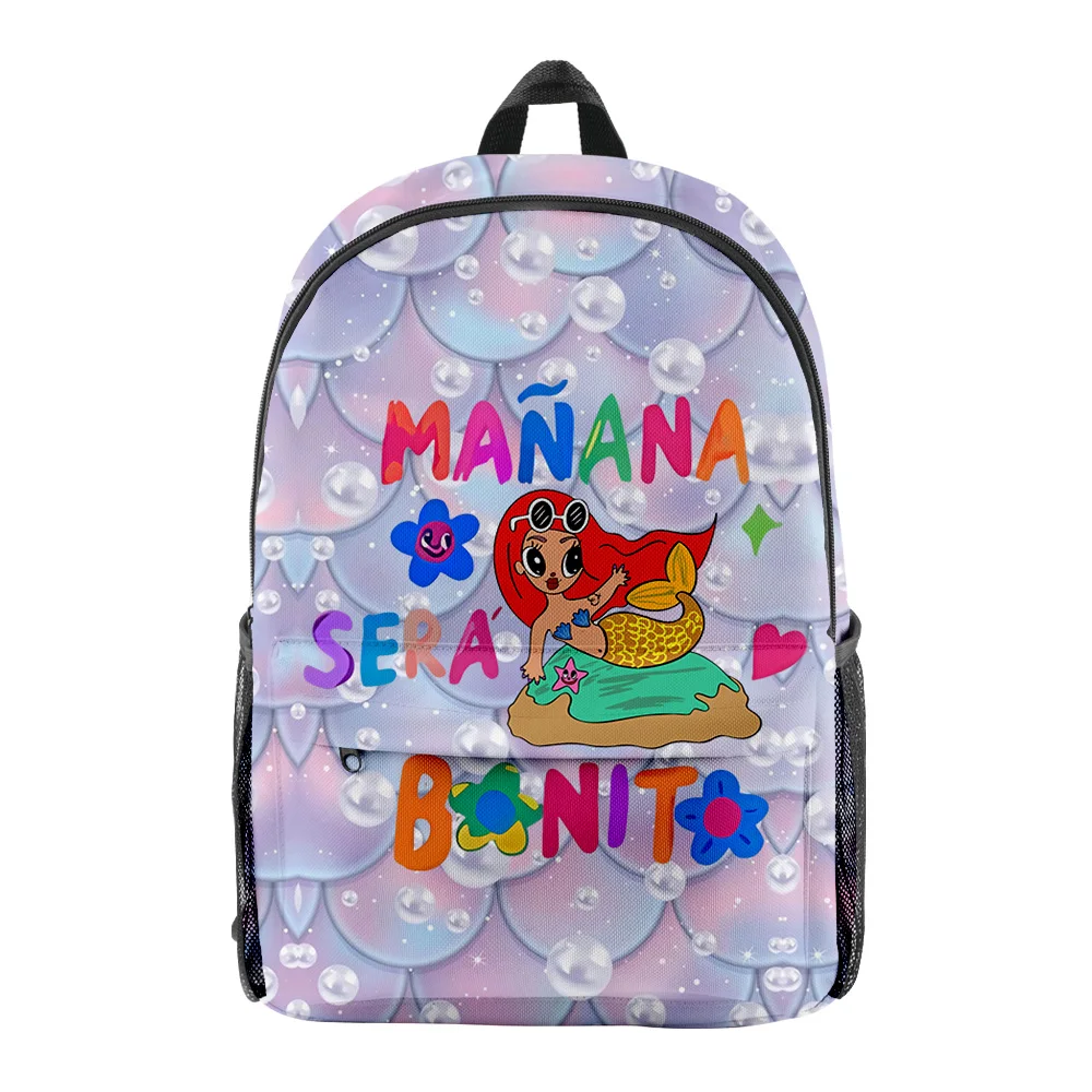 

Harajuku Novelty Manana Sera BonitoI pupil Bookbag Notebook Backpacks 3D Print Oxford Waterproof Boys/Girls Travel Backpacks