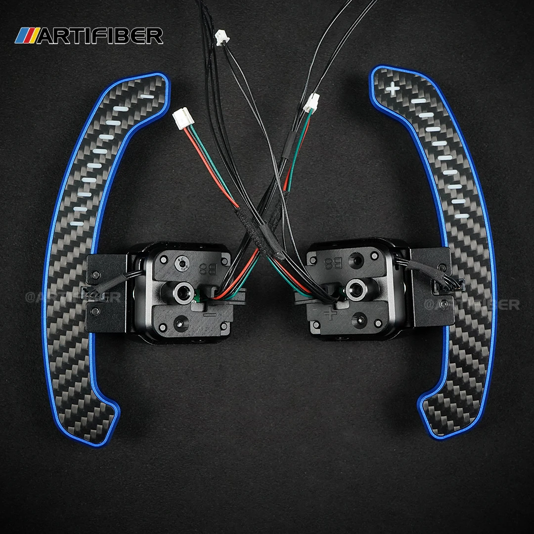 

AF Carbon Fiber Magnetic LED Paddle Shifter For Audi B8 B8.5 Series A1 A3 A5 A8 Q3 Q5 Q7 Q8 S1 S3 S5 SQ5 SQ8 RS3 RS5 RSQ5