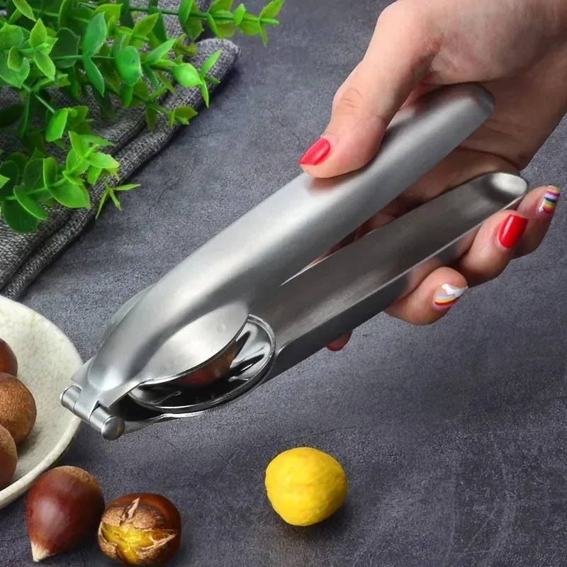 Chestnut shell opener, cross-shaped chestnut clamp, household multi-functional peeler tool, chestnut clamp, walnut clamp image 4