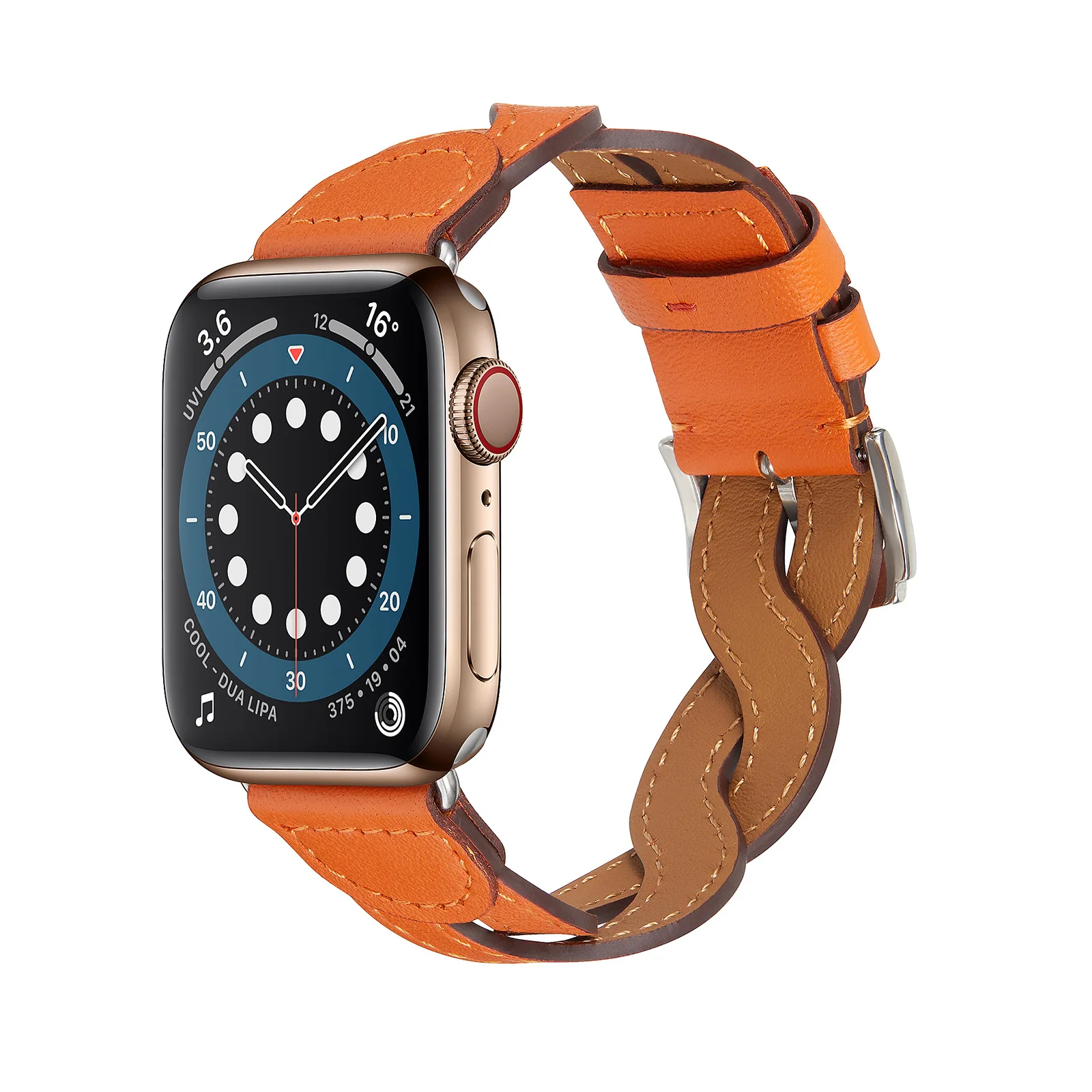 Premium Leather Strap for Apple Watch Band 44mm 40mm 45mm 41mm 42mm 38mm 49mm Bracelet for iWatch Series Ultra 8 7 6 5 3 SE Belt