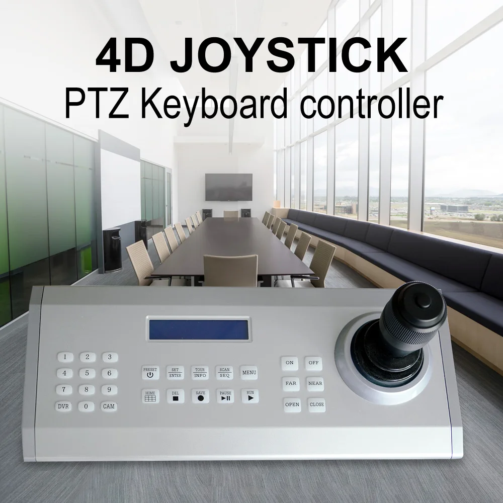 4D Keyboard Controller for CCTV Systems Speed Dome Cameras DVR NVR IP Camera