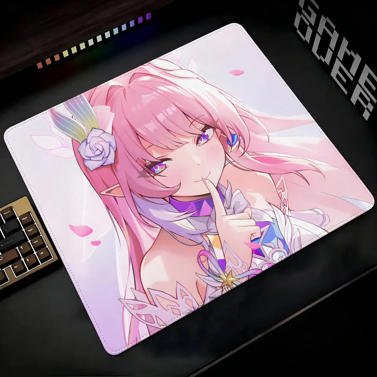 Star Rail Cipher Mouse Pad Regular gaming mouse pad Office mouse pad Laptop desk mat Stitched edge S/M/L size mouse pad