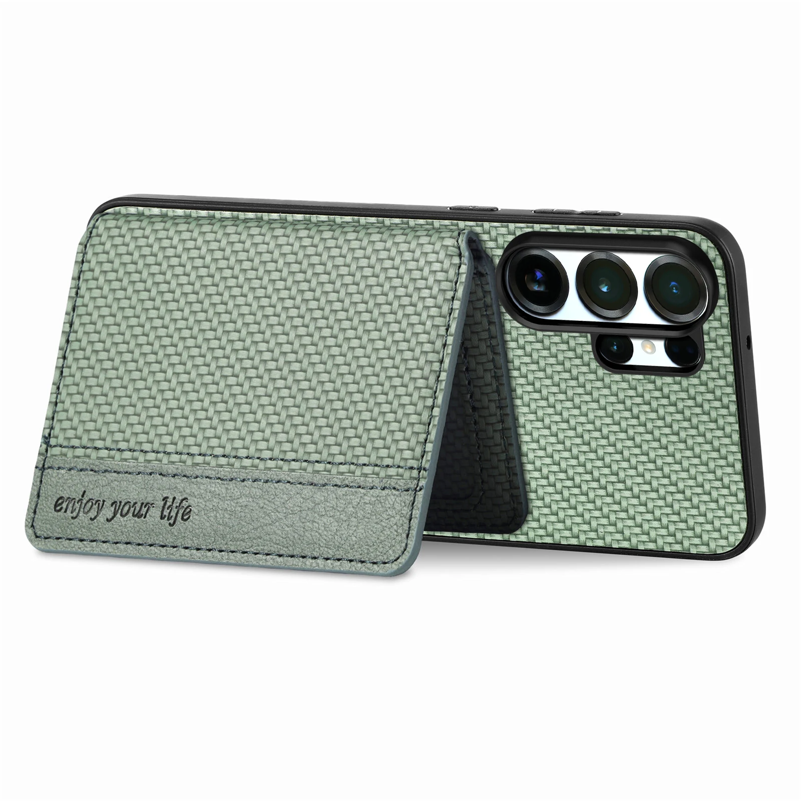 Funda magnética de fibra de ca - Kickstand Adjustable reseña y precio