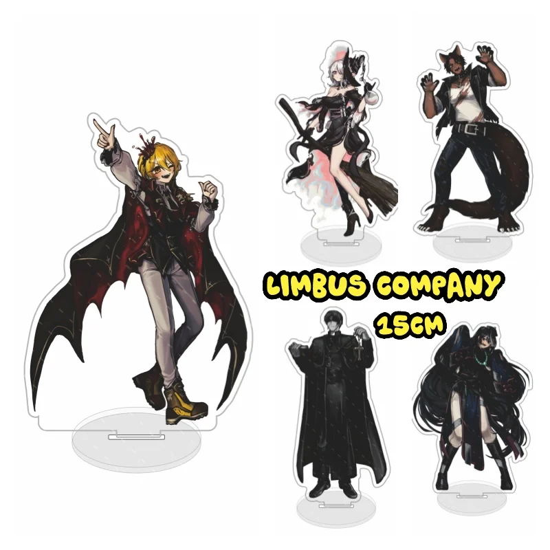 Limbus Company Anime Figure Don Quixote Backpack Pendant Acrylic Stand Model Desk Decor Collection Birthday Prop New Year gifts