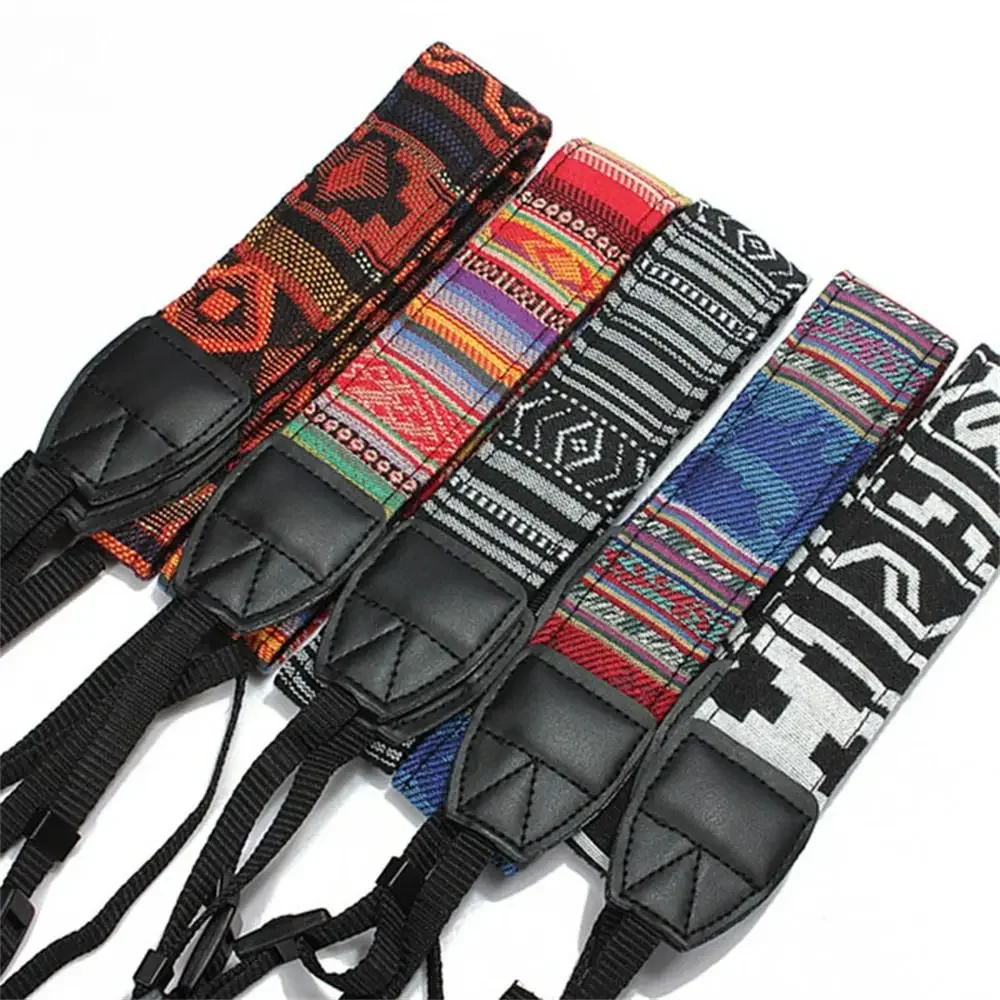 Camera Strap Belt Adjustable Vintage Shoulder Neck Sling For Canon 5D 6D 7D R50 Nikon Z5II Z6 Z7 SLR DSLR Universal Accessories