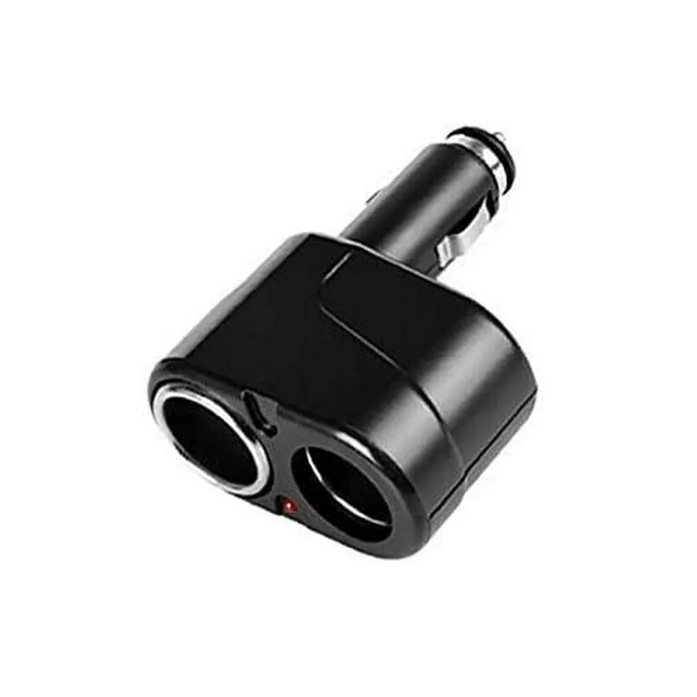 

Universal 12V Dual Cigarette Lighter Socket Splitter Power Adapter 10A Heavy Duty Connector with Fuse Protection for Car GPS