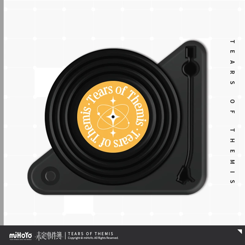 MiHoYo Undetermined Event Book Official Original Black glue OST commemorative metal badge