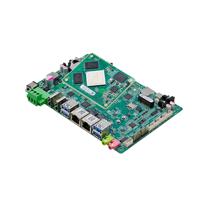 For CK33-H2 Android Linux Development Board RK3399/3568 Industrial Control ARM Main Board 2 Network 4 String IoT Ai