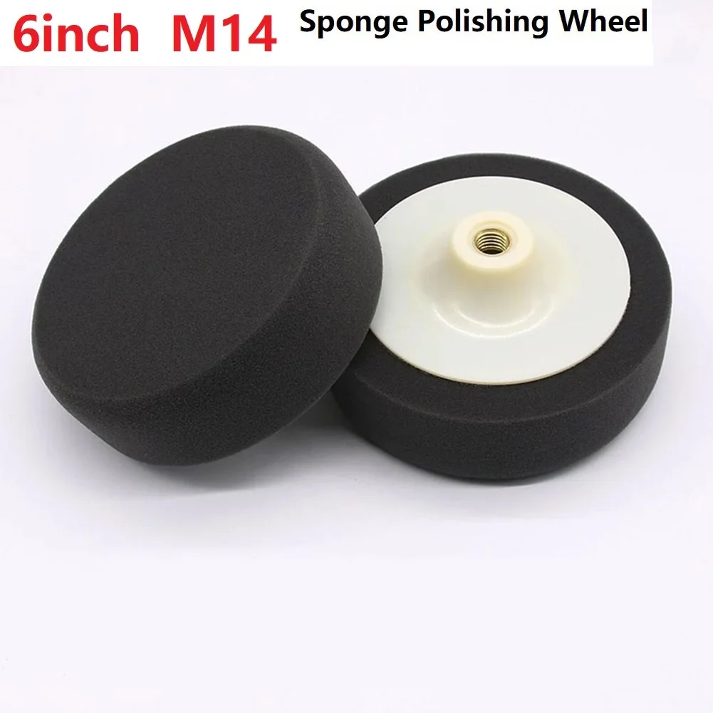 6 Inch Polishing Pad For Car Polisher Sponge Wheel Polishing Plate Mirror Waxing Reduction Disk Sponge Ball Grinding Plate