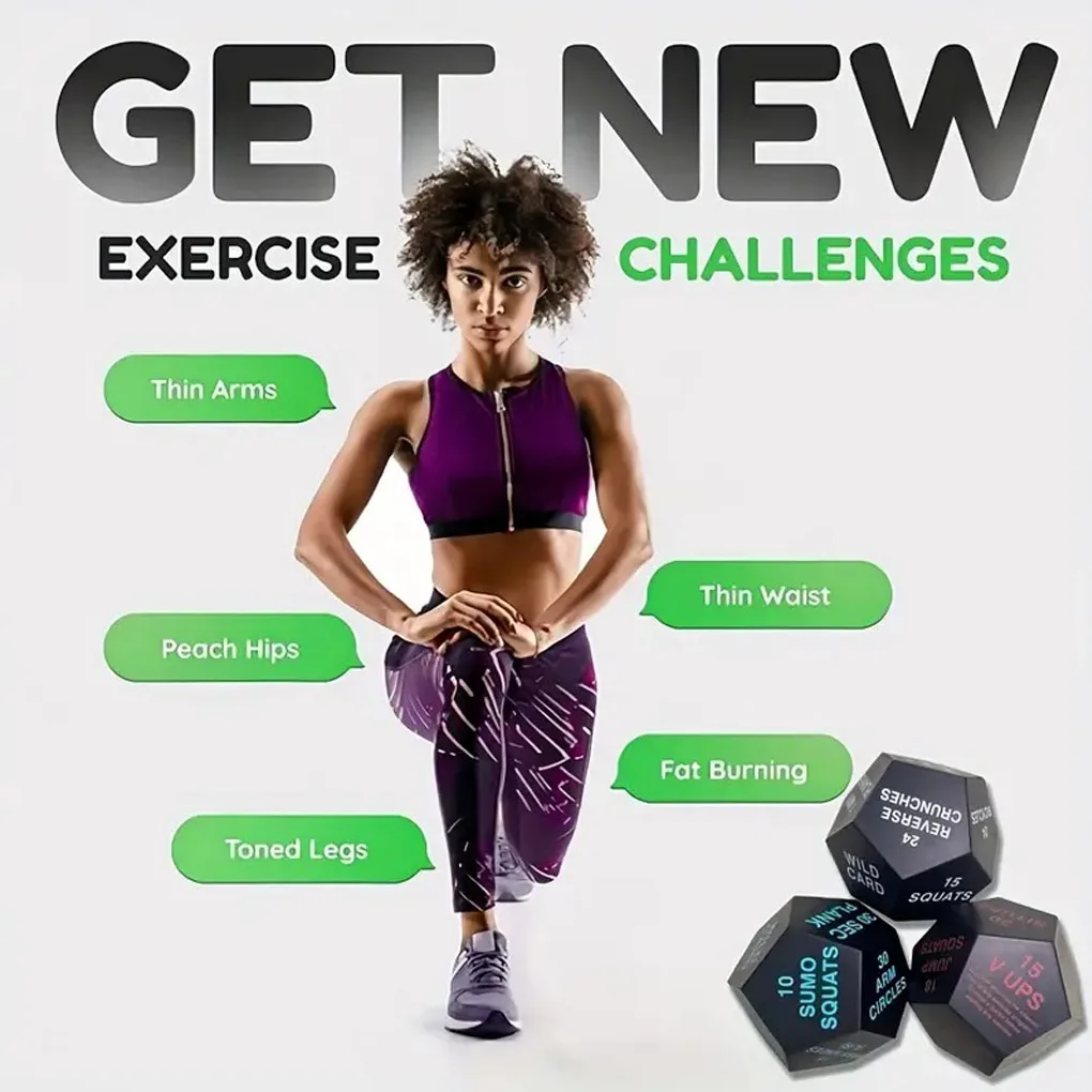 لعبة اللياقة البدنية النرد رغوة البولي يوريثان 12 الجانبين أرقام مدورة النرد استمتع بطرق التمرين الجديدة في أي مكان إضافة متعة مفاجئة إلى روتين اللياقة البدنية #5