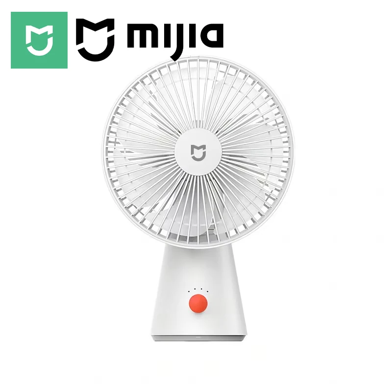 

Настольный мобильный вентилятор MIJIA, портативный, два в одном, универсальный порт зарядки Type-C, время автономной работы до 18,5 часов