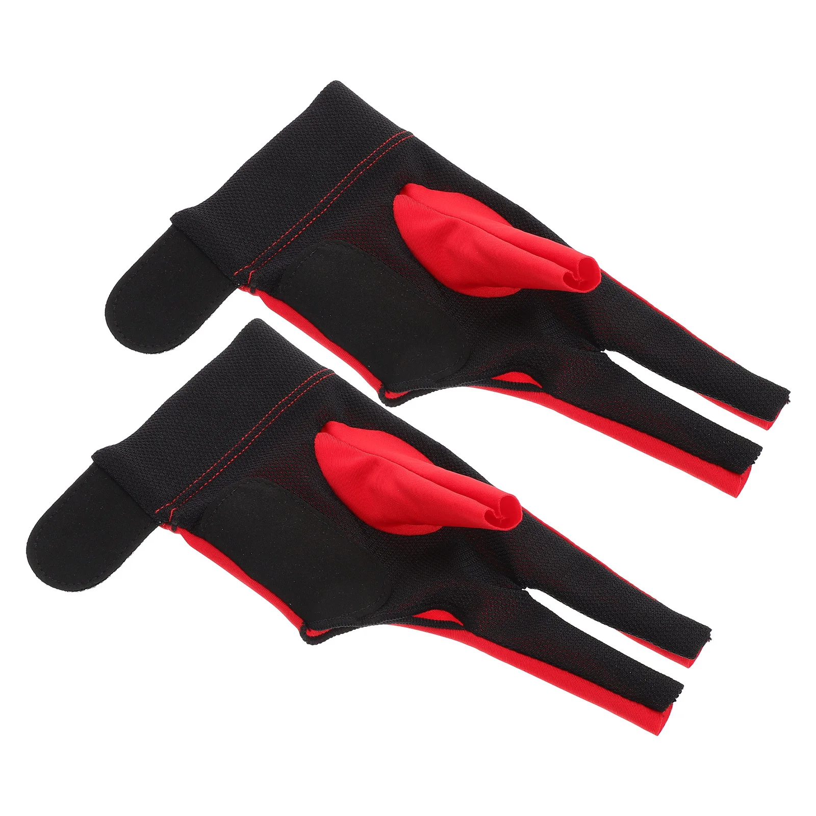 

1Pair Elastic Three Finger Billiard Gloves Breathable Non Slip Pool Snooker Cue Gloves Billiard Game Accessories