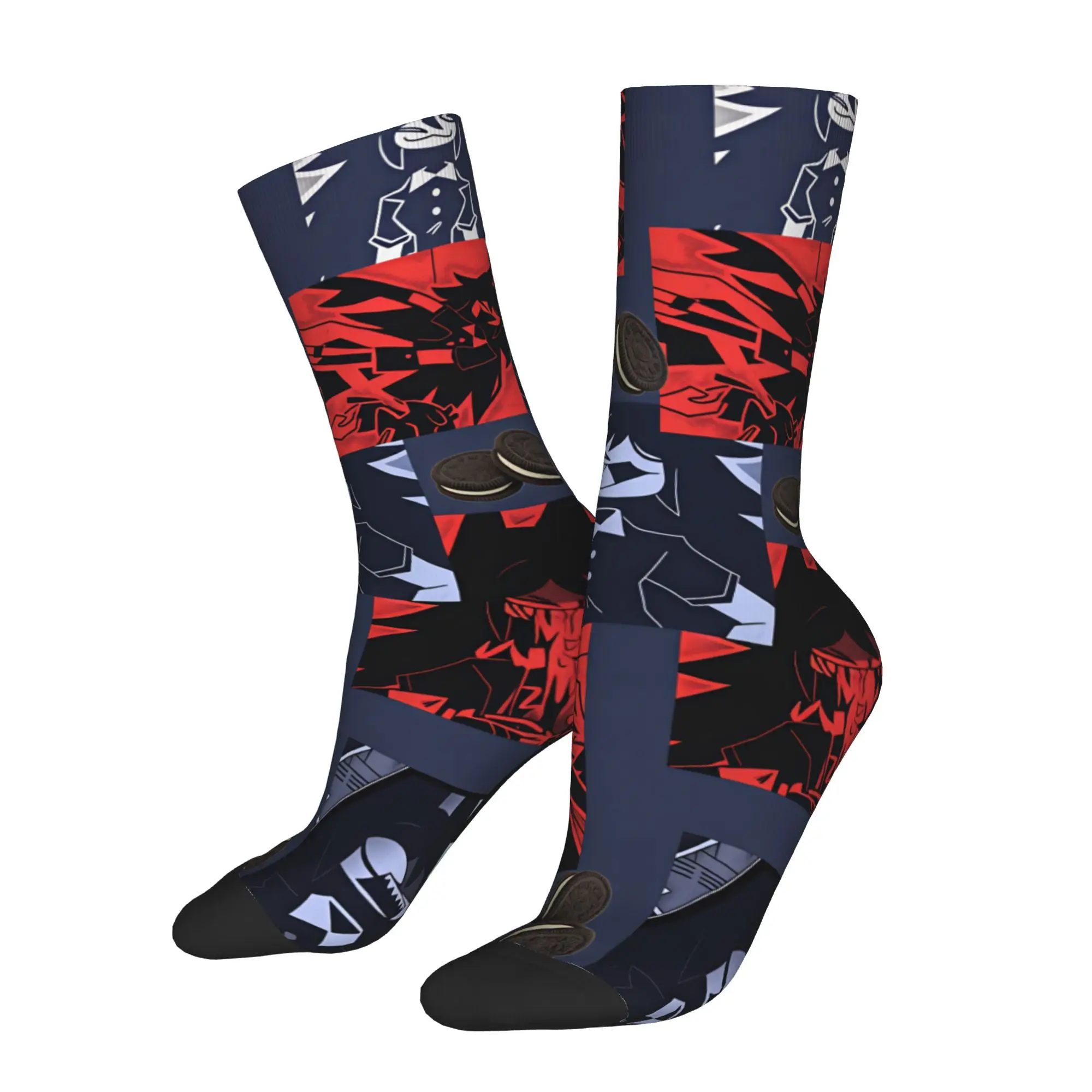 Harajuku M-Miss C-Circle Anime Socks Women Men Warm 3D Printed Cartoon Sports Football Socks