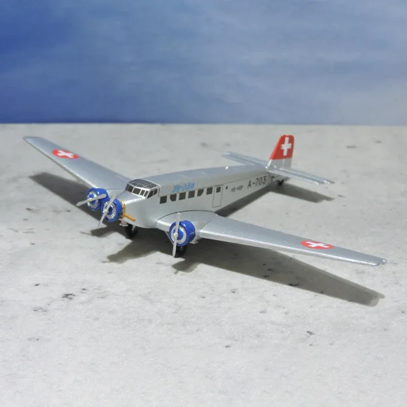 Junkers-ダイキャスト飛行機モデルのおもちゃ、1932、ju-air、ju52