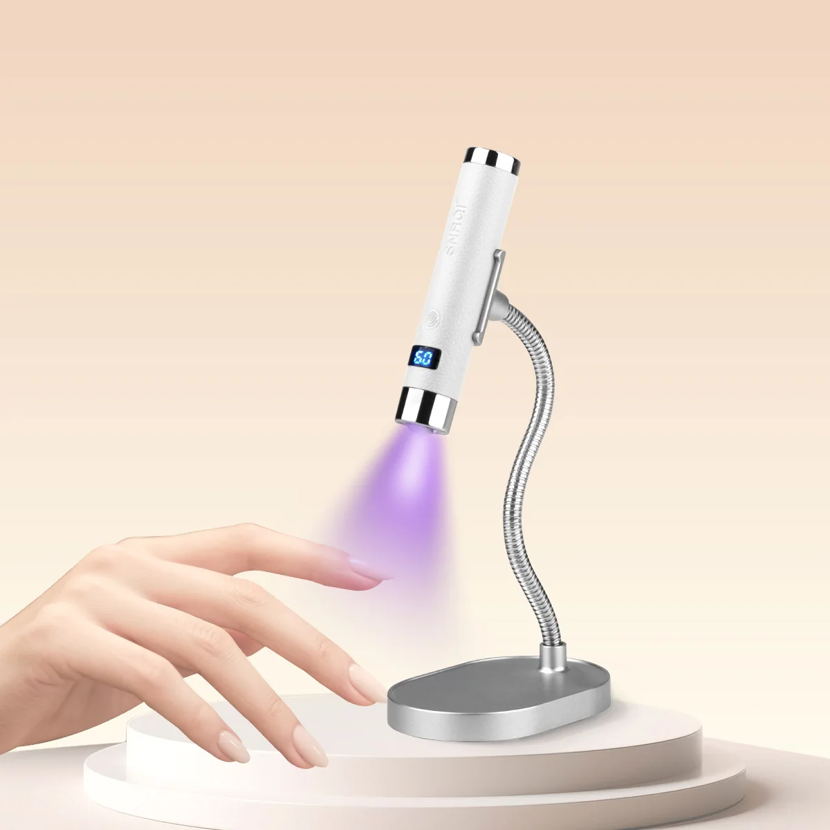 

New AI Sensor Hand Light LED Nail Lamp Handheld Portable Mini UV Nail Lamp with Stand