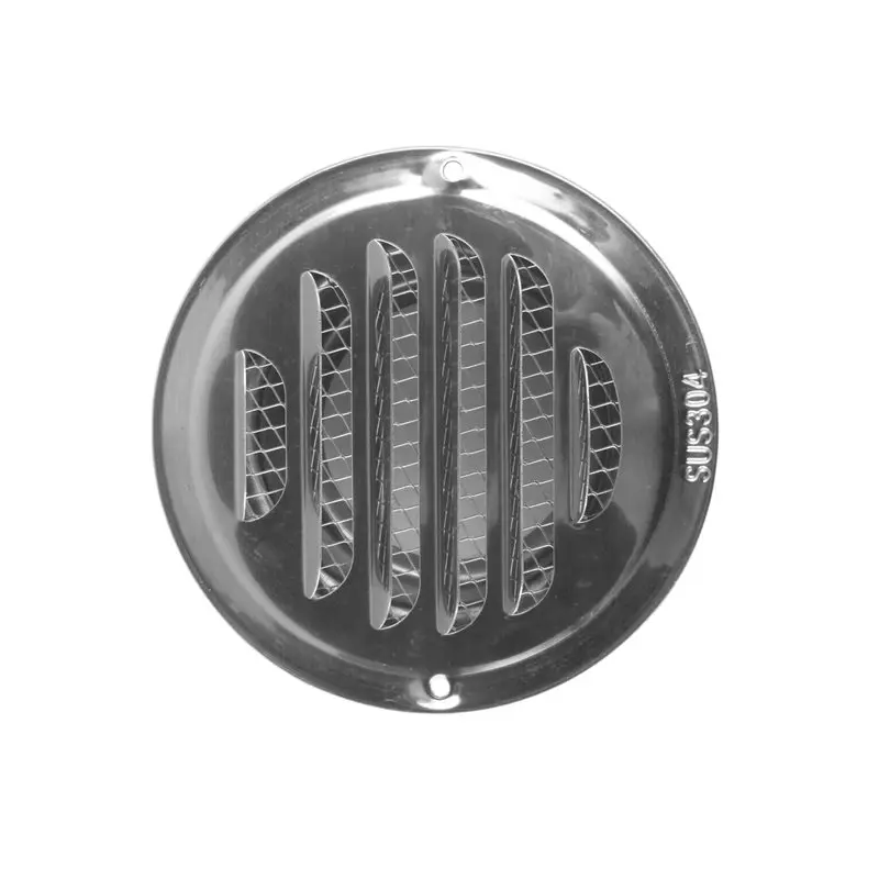 ABJO-Exhaust Hood 80Mm Stainless Steel Air Vent Grille Insect Protection Screen Home Exterior Wall Duct Ventilation Tool