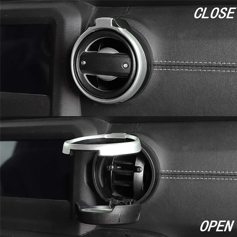 A03E-Per Jeep Wrangler JK 2007-2017 JL JT Gladiator 2018-2023 Presa d'aria Supporto per tazza di sfiato Pieghevole Accessori per montaggio su tazza d'acqua B