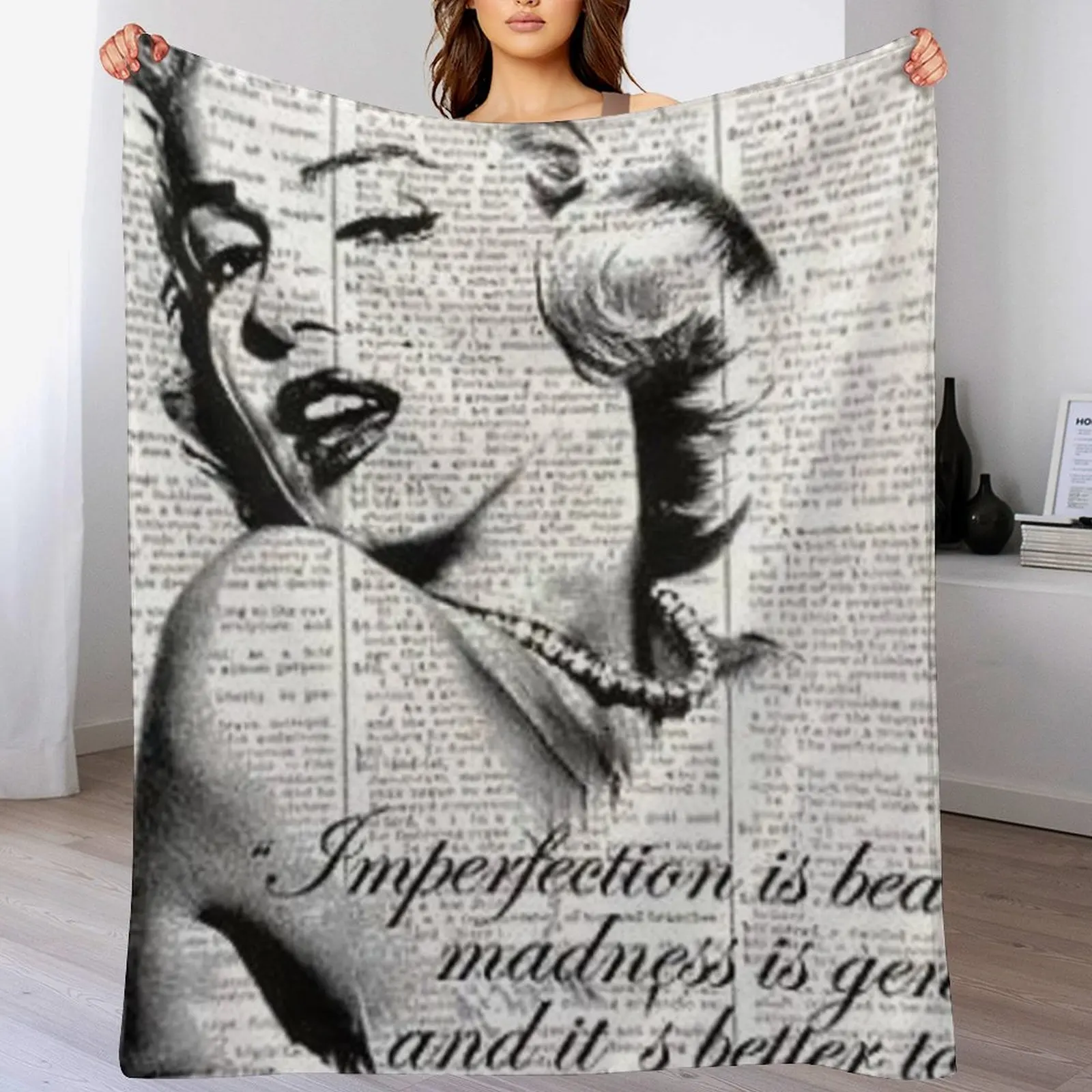 

Imperfection is beauty Throw Blanket Blankets Sofas Of Decoration Picnic Shaggy Blankets