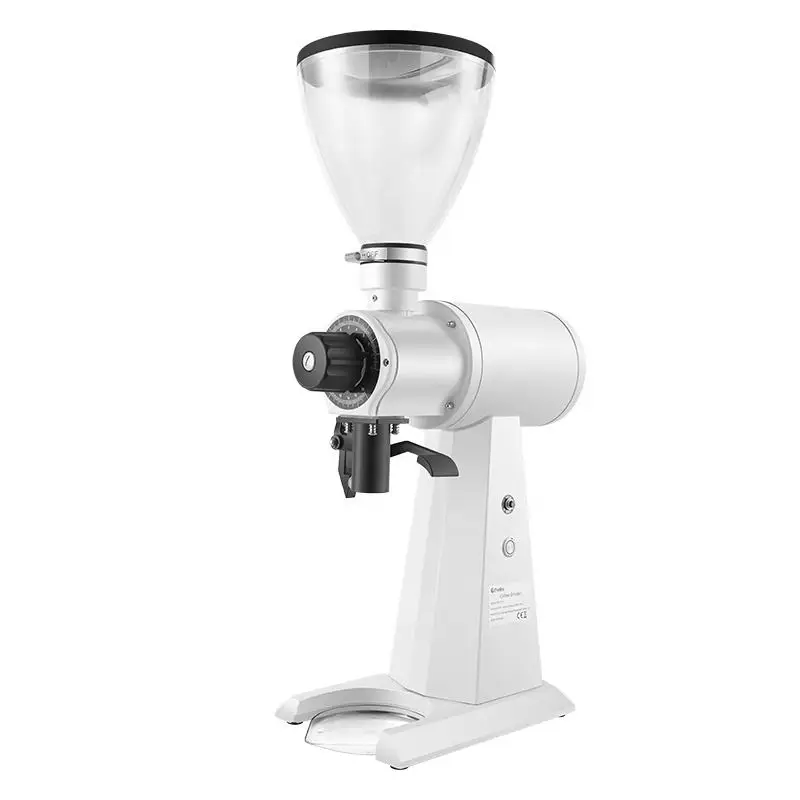 Professional Commercial Electric Flat Burr Coffee Grinder Machine 98mm Titanium Internal Grinding Hot Sale Coffee Grinder