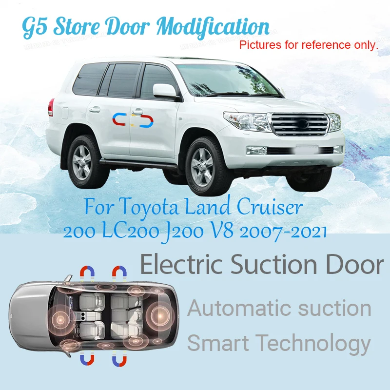 

For Toyota Land Cruiser 200 LC200 J200 V8 2007-2021 Car Electric Suction Door Power-assisted Closing Door Soft-close Function