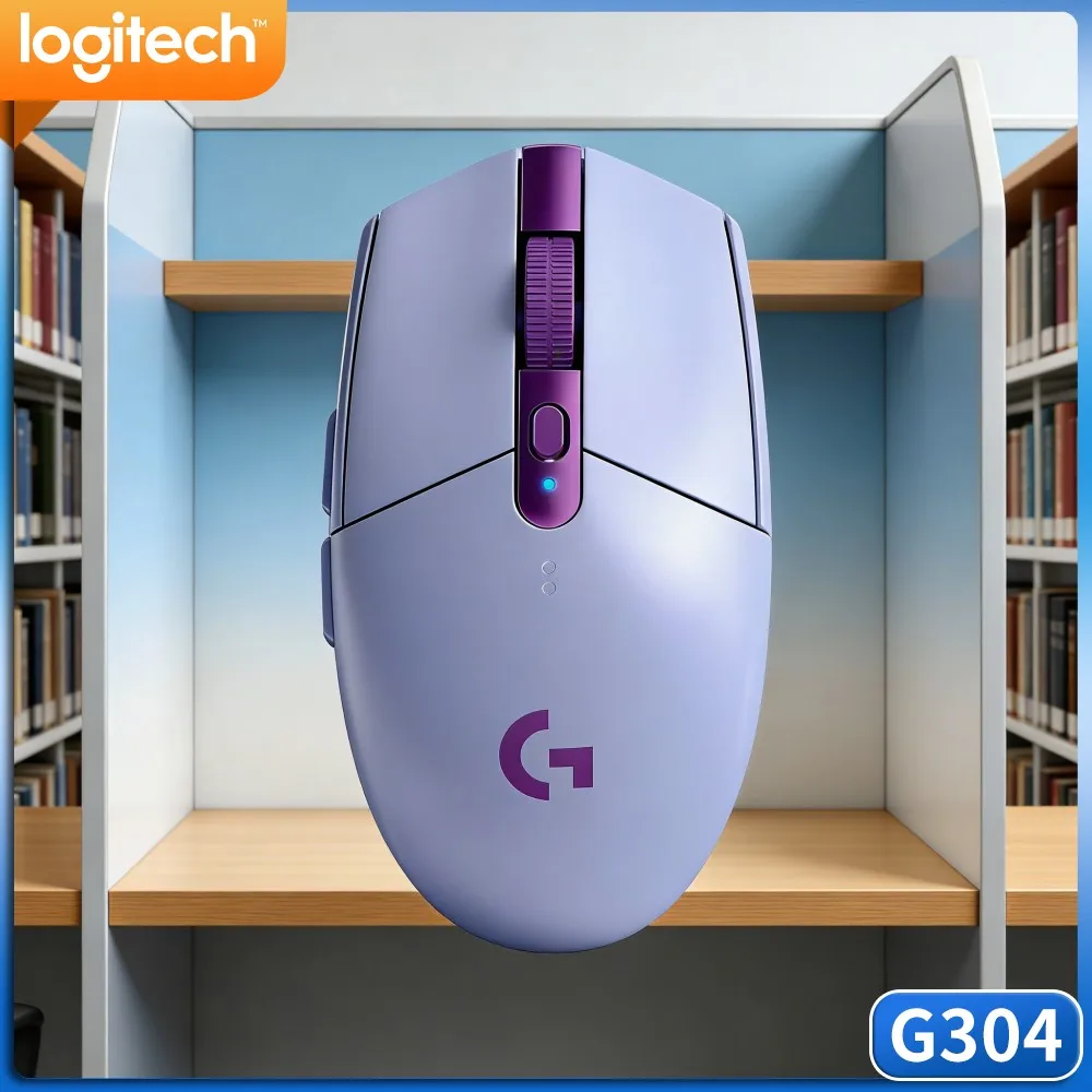 Logitech G304 LIGHTSPEED Wireless Gaming Mouse 1Ms Low Latency Durable Switches For FPS MOBA Gamer Student Notebook Desktop