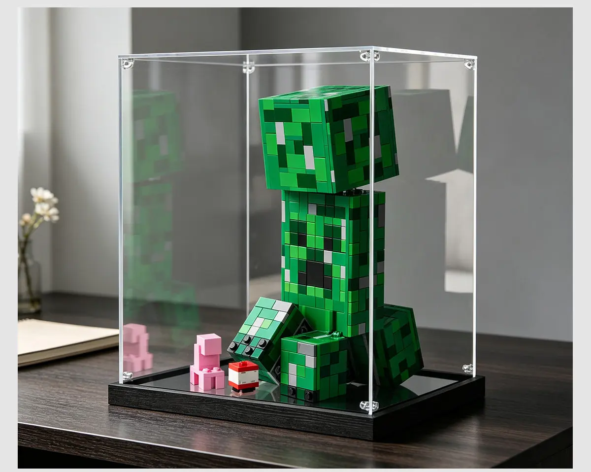 New Suitable for Lego 21276 Acrylic Display Case Building Blocks Model, Dustproof Transparent Showcase Box, 21276 Display Case - view 4