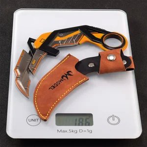 سلاح المشاجرة Valorant RGX Karambit Reaver ، سكين حرفية معدنية ، موديل حافظة ، لعبة سكاكين تدريب المعادن التكتيكية ، 17 سم أفضل 12 سكاكين تدريب Karambit مبيعا - رقم 11