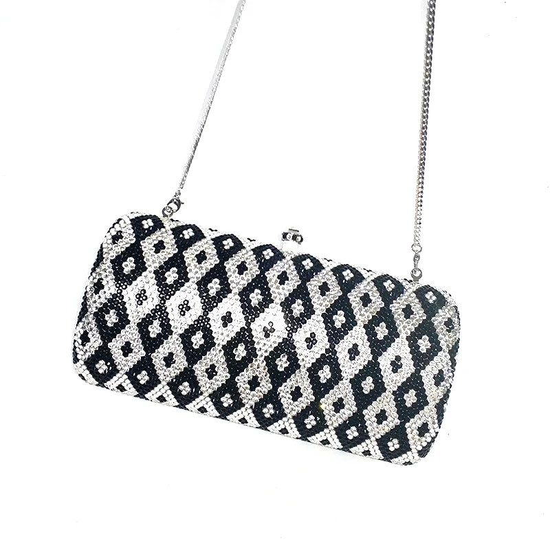

Ladies luxuries Bridal wedding purses women evening party diamonds full crystal classical clutches