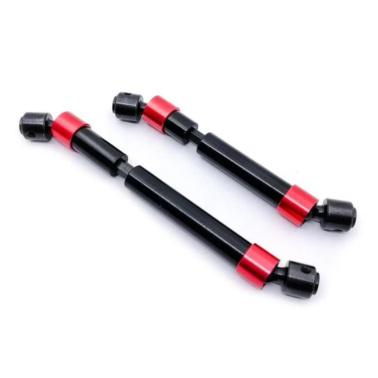 BAAA-2PCS trx4 metal cvd transmissão eixo de transmissão para 1/10 rc carro rastreador 324mm distância entre eixos traxxas TRX-4 trx4 atualizar peças